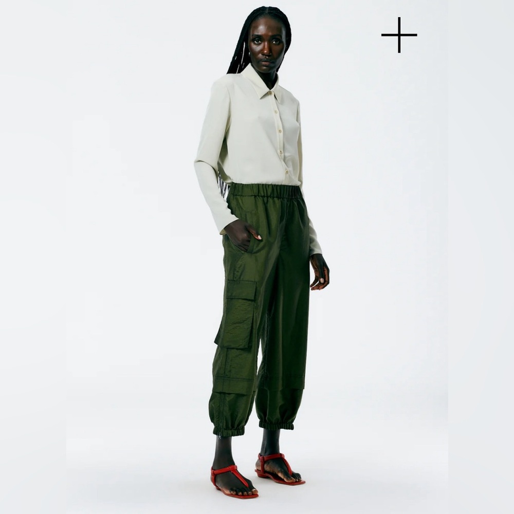 XL Tibi crispy nylon pull on Wilt jogger